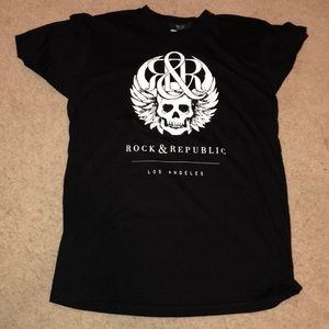 ROCK & REPUBLIC BLACK t-shirt